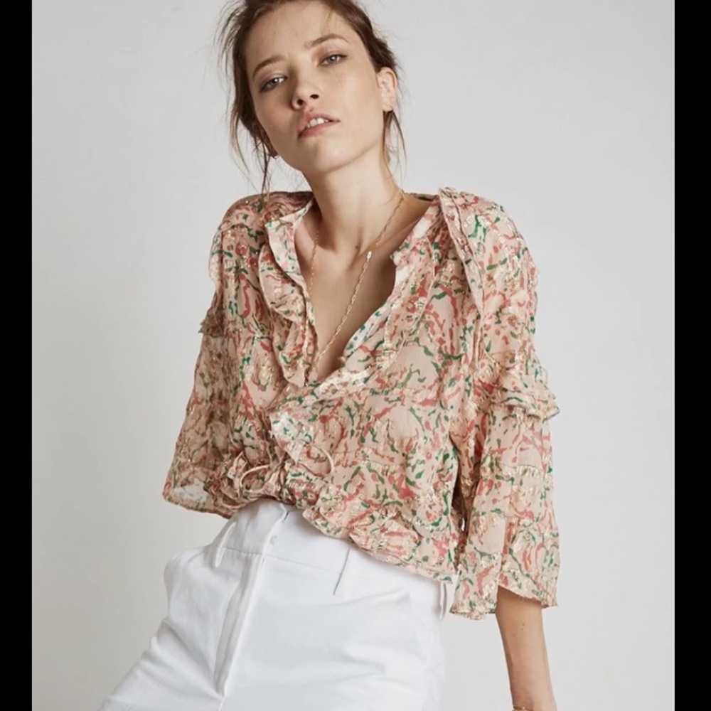 Berenice Coachella Backless Blouse